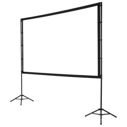 100-Inch Projector Screen with Stand, 16:9 4K, Carry Bag