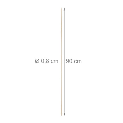 100 bambusa iesmi, 90 cm gari