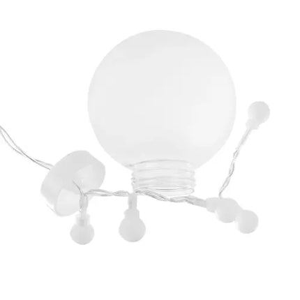 108 LED USB gaismas aizkars - vēsi balta krāsa KŚ19770