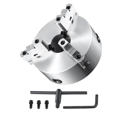 10-Inch 3-Jaw Self-Centering Lathe Chuck, 6–250 mm