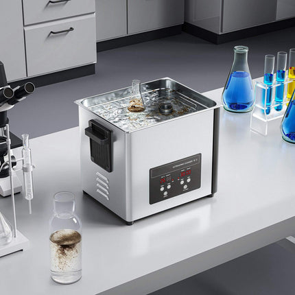 10L Ultrasonic Cleaner 40kHz, Heated, Digital Timer