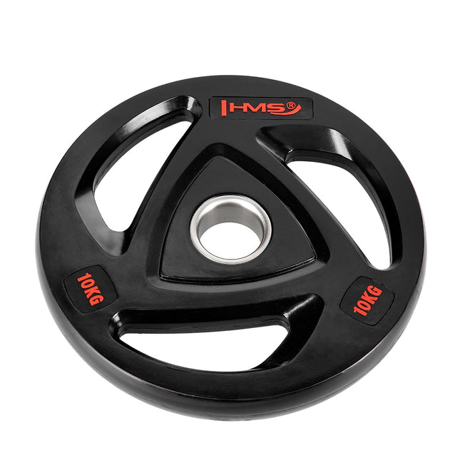 10 kg melns olimpiskais svara disks
