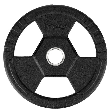 10 kg melns olimpiskais svara disks