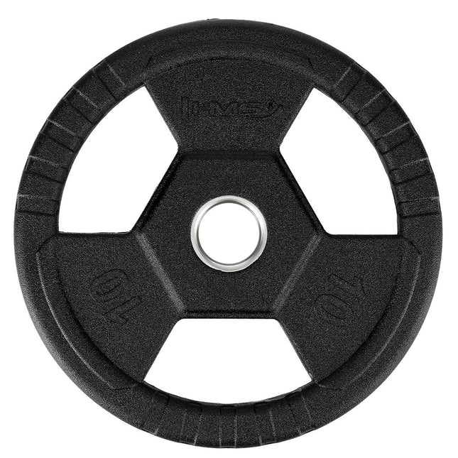 10 kg melns olimpiskais svara disks