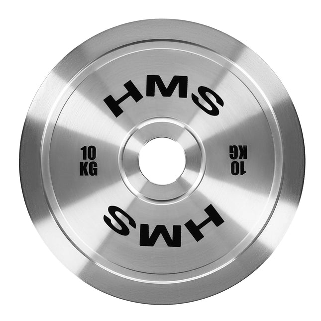 10 kg olimpiskais tērauda svaru disks
