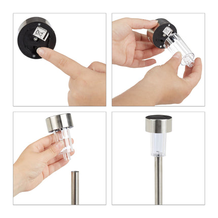 10 saules lampu iepakojums