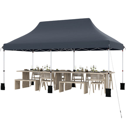 10x20 saliekamā nojumes telts, ūdensizturīga, pārnēsāšanas soma