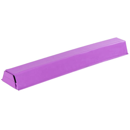 117 cm vingrošanas līdzsvara sija, treniņu vingrošanas sija, izturīga, fitnesa, PU, violeta