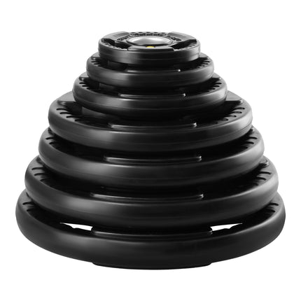 1,25 kg olimpiskais gumijas trīsdaļīgais svara disks
