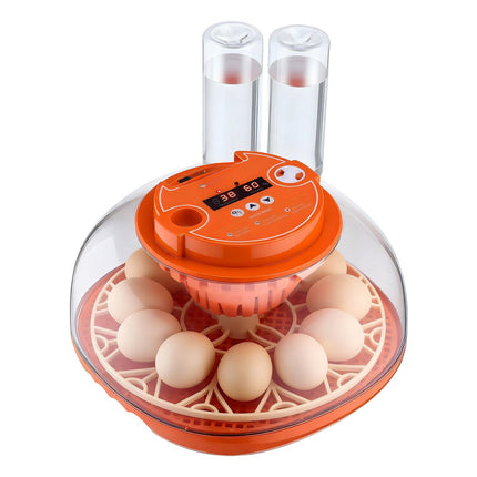 12-Egg Incubator With Auto Turner, LED Candler, Controls