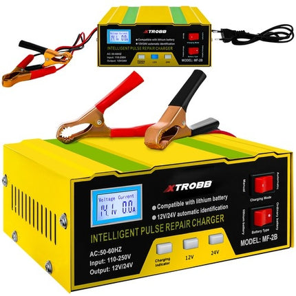 12 V/24 V akumulatora lādētājs