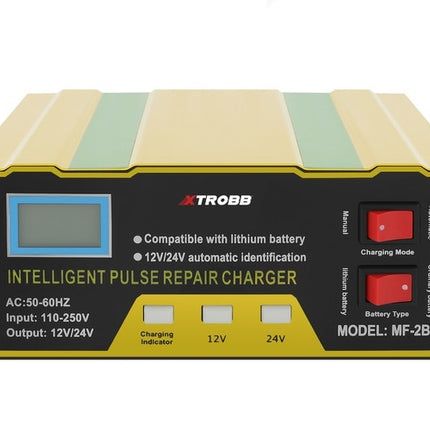 12 V/24 V akumulatora lādētājs