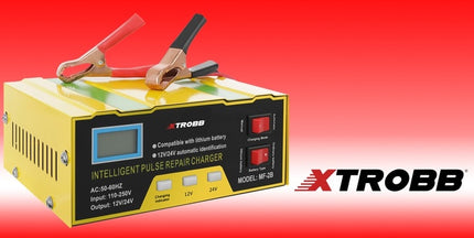 12 V/24 V akumulatora lādētājs