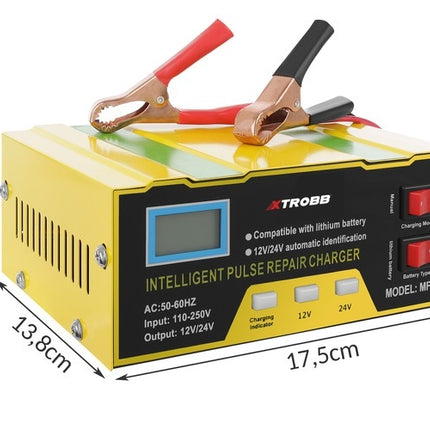 12 V/24 V akumulatora lādētājs
