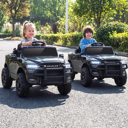 12 V bērnu elektriskā braucamā automašīna, melna, 2 motori, vecums 3+