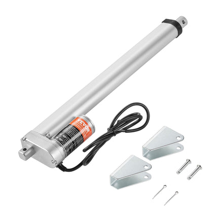 12V Linear Actuator, 12in Stroke, 1000N, IP54