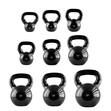 12 kg Cast Iron Kettlebell – Black
