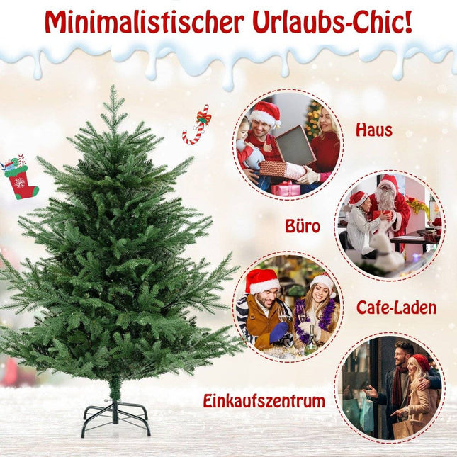 135 cm mākslīgā Ziemassvētku eglīte ar 160 LED gaismiņām