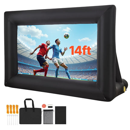 14 Ft Inflatable Movie Screen – 16:9, 600D Washable