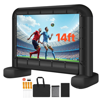 14 Ft Inflatable Movie Screen, 16:9, Washable 600D