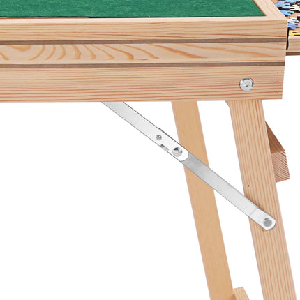 1500-Piece Puzzle Table, Folding Legs, 4 Drawers, Cover
