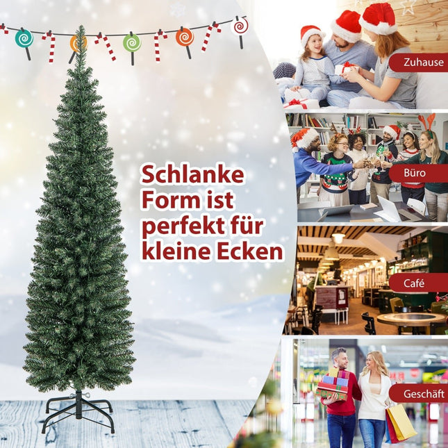 150 cm mākslīgā Ziemassvētku eglīte ar 150 LED gaismām, zaļa