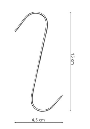 15 cm kūpināšanas āķi - 15 gabalu komplekts