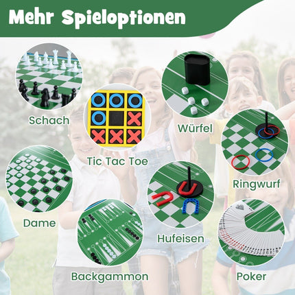 15 vienā daudzfunkcionālu spēļu galda komplekts ar galda futbolu, biljardu, hokeju