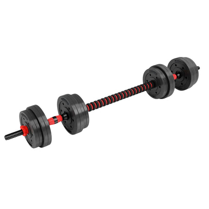 15 kg kompozītmateriāla stieņa un hanteļu komplekts