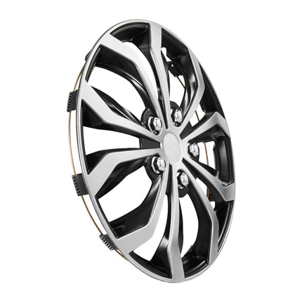 16-Inch Hubcaps Set of 4, Snap-On ABS 10-Spoke