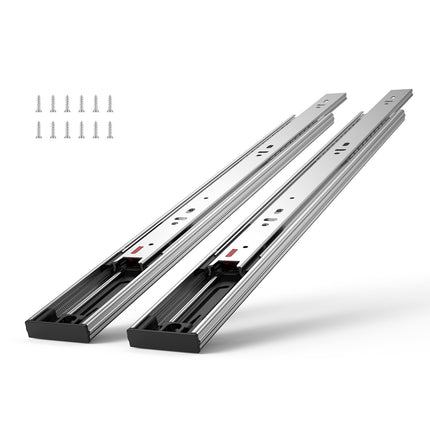 16 Inch Side-Mount Soft-Close Drawer Slides, 6 Pairs, 100 lb