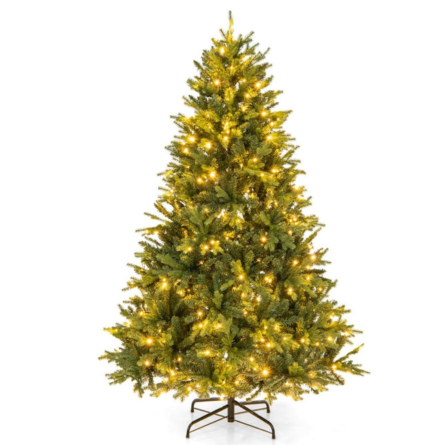 180 cm mākslīgā Ziemassvētku eglīte ar 350 LED gaismiņām