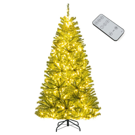 180 cm mākslīgā Ziemassvētku eglīte ar 700 LED gaismiņām