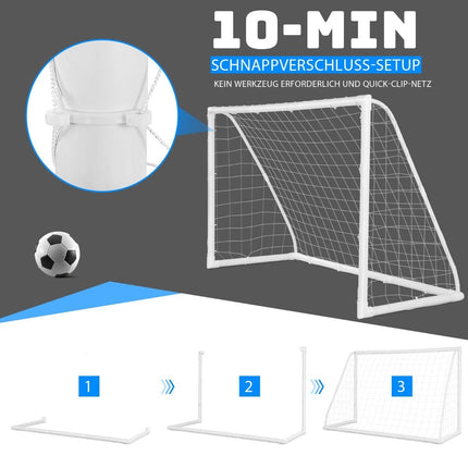 180 x 120 cm bērnu futbola vārti spēlēm un treniņiem bērniem un pusaudžiem no 6 gadu vecuma