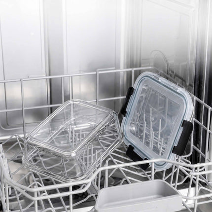 18 stikla pārtikas uzglabāšanas un konservēšanas burku komplekts