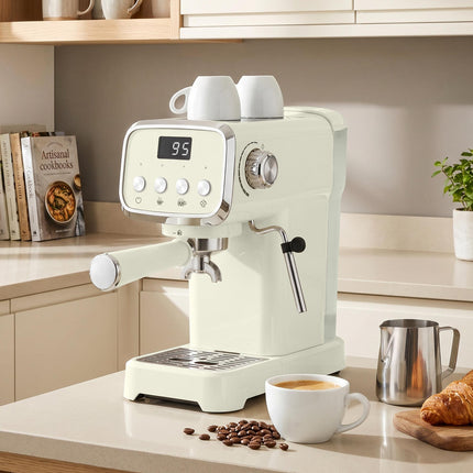 20 bāru espresso automāts ar piena putotāju, 1,2 l tvertne