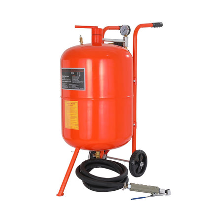 20 Gallon Pressure Sandblaster, 60-110 PSI, 4 Nozzles