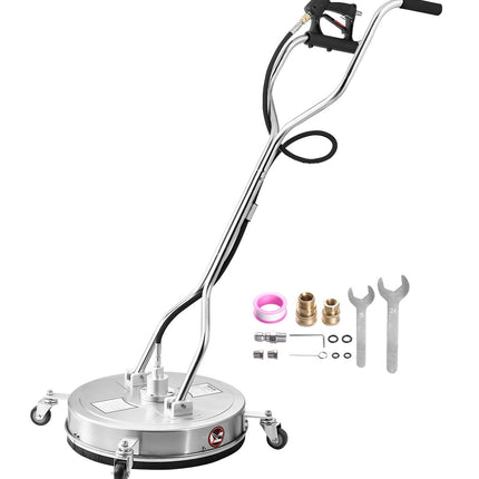 20 Inch Pressure Washer Surface Cleaner, 4000 PSI, 4 Wheels