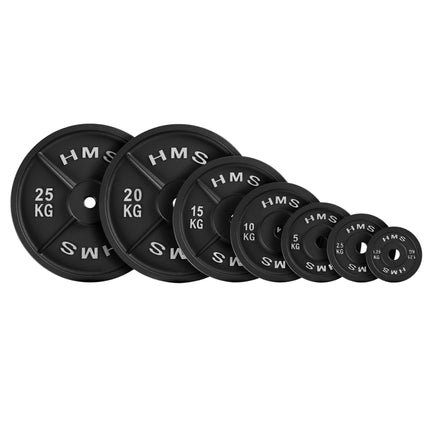 20 Kg Cast Iron Weight Plate, 31 mm Hole, Black