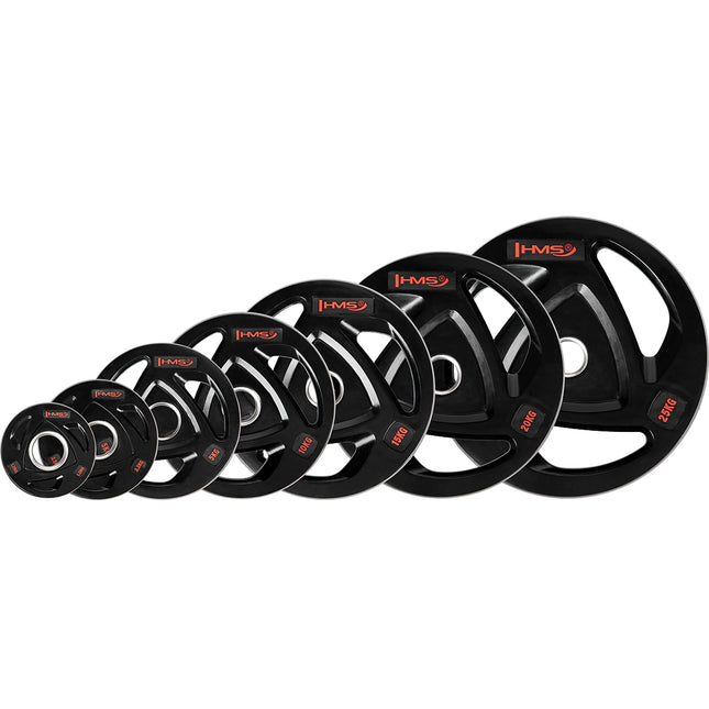 20 kg melns olimpiskais svara disks