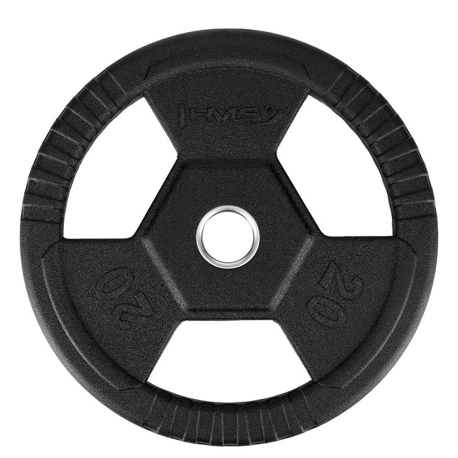 20 kg olimpiskais svara disks - melns