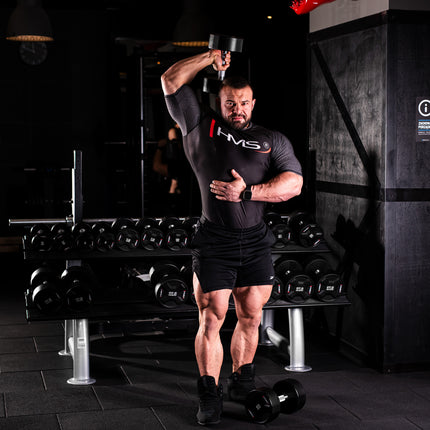 20 kg poliuretāna hantele - izturīgai svaru celšanai