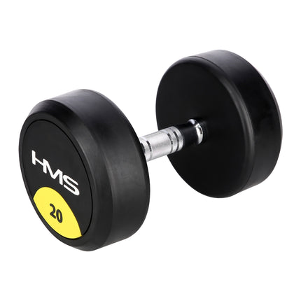 20 kg gumijas hantele - mājas sporta zāles aprīkojums