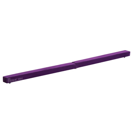 Līdzsvara sija 210 cm, salokāma, paredzēta lietošanai iekštelpās un ārā, līdzsvara sija līdz 120 kg, violeta, ideāli piemērota vingrošanai un treniņiem |