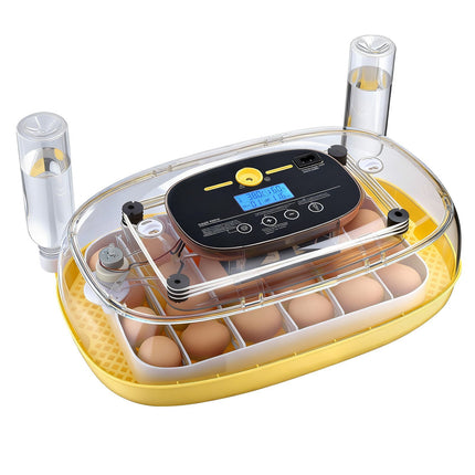 24-Egg Incubator, Auto Turner, LED Candler, Temp Humidity Control