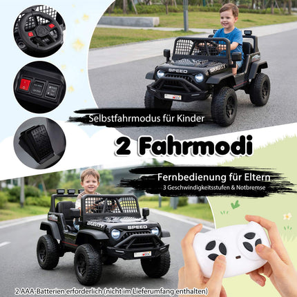 24 V elektriskā bērnu automašīna ar tālvadības pulti, mūziku, LED gaismām