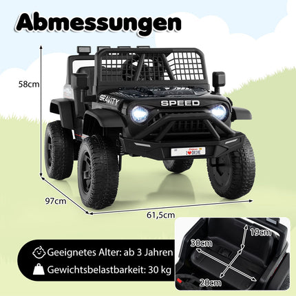 24 V elektriskā bērnu automašīna ar tālvadības pulti, mūziku, LED gaismām