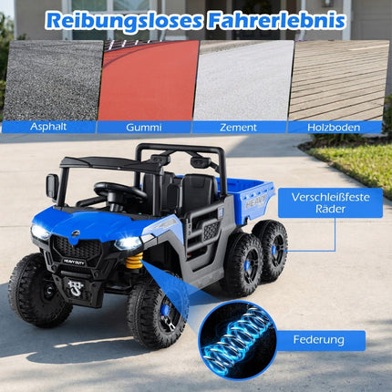 24 V bērnu pašizgāzējs ar tālvadības pulti un LED gaismām