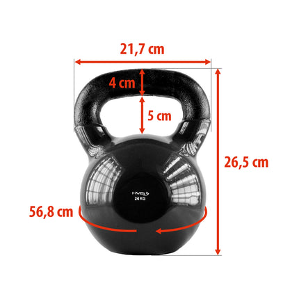 24 kg čuguna svaru bumba - melna