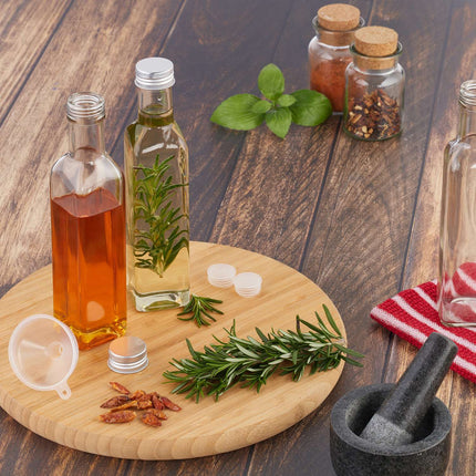250 ml stikla pudeles liķierim, sulai, eļļai